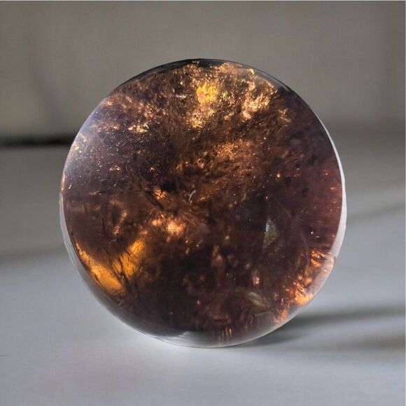 Smoky Quartz Crystal‎ Sphere Marble(#1) - Picture 1 of 13